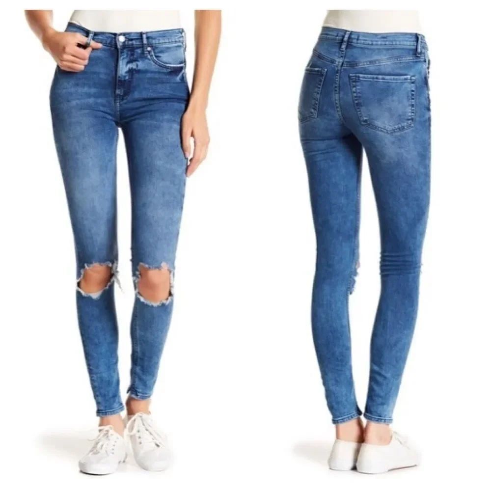 Free People Busted Knee Skinny Jeans Size 29R